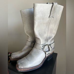 Frye Harness Boots size 6 smoke color